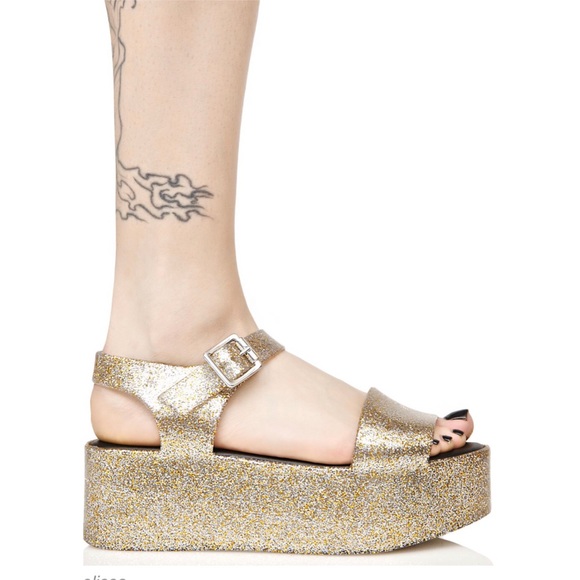 Melissa Glitter mar sandals platforms - Picture 16 of 16
